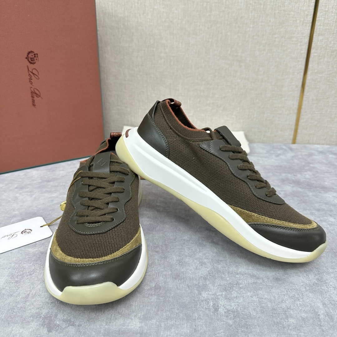 💋💍LP 家新品运动鞋 Loro Pian* 诺悠*翩雅 Week End Walk 男士飞