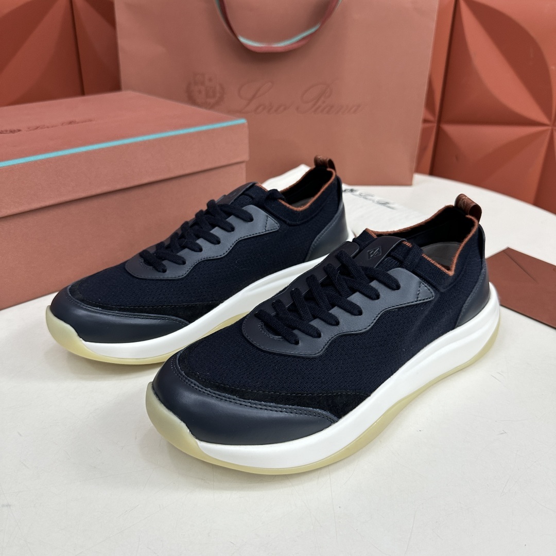 💋💍LP 家新品运动鞋 Loro Pian* 诺悠*翩雅 Week End Walk 男士飞