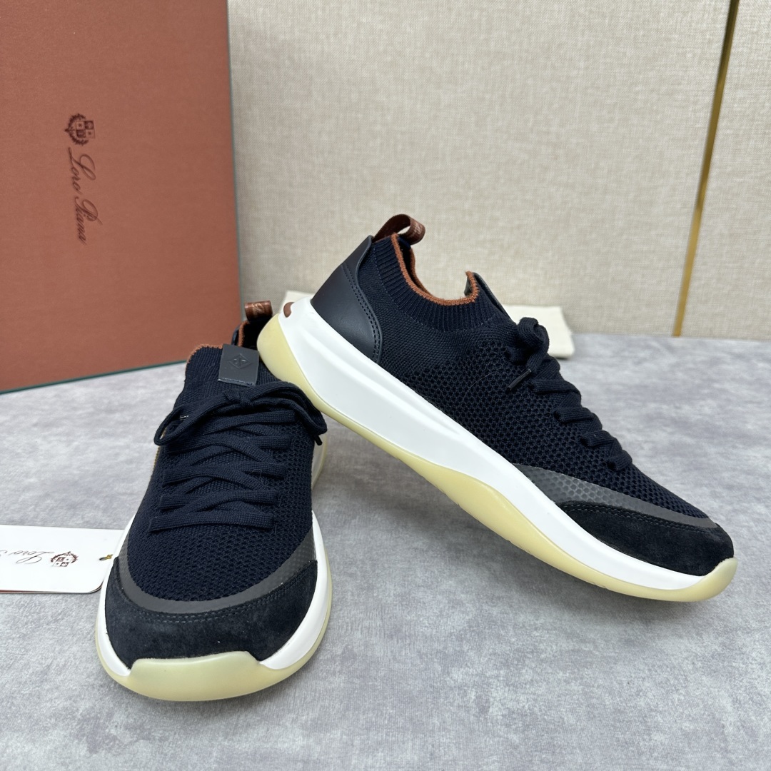 💋💍LP 家新品运动鞋 Loro Pian* 诺悠*翩雅 Week End Walk 男士飞