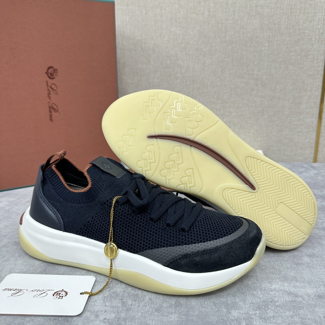 💋💍LP 家新品运动鞋 Loro Pian* 诺悠*翩雅 Week End Walk 男士飞