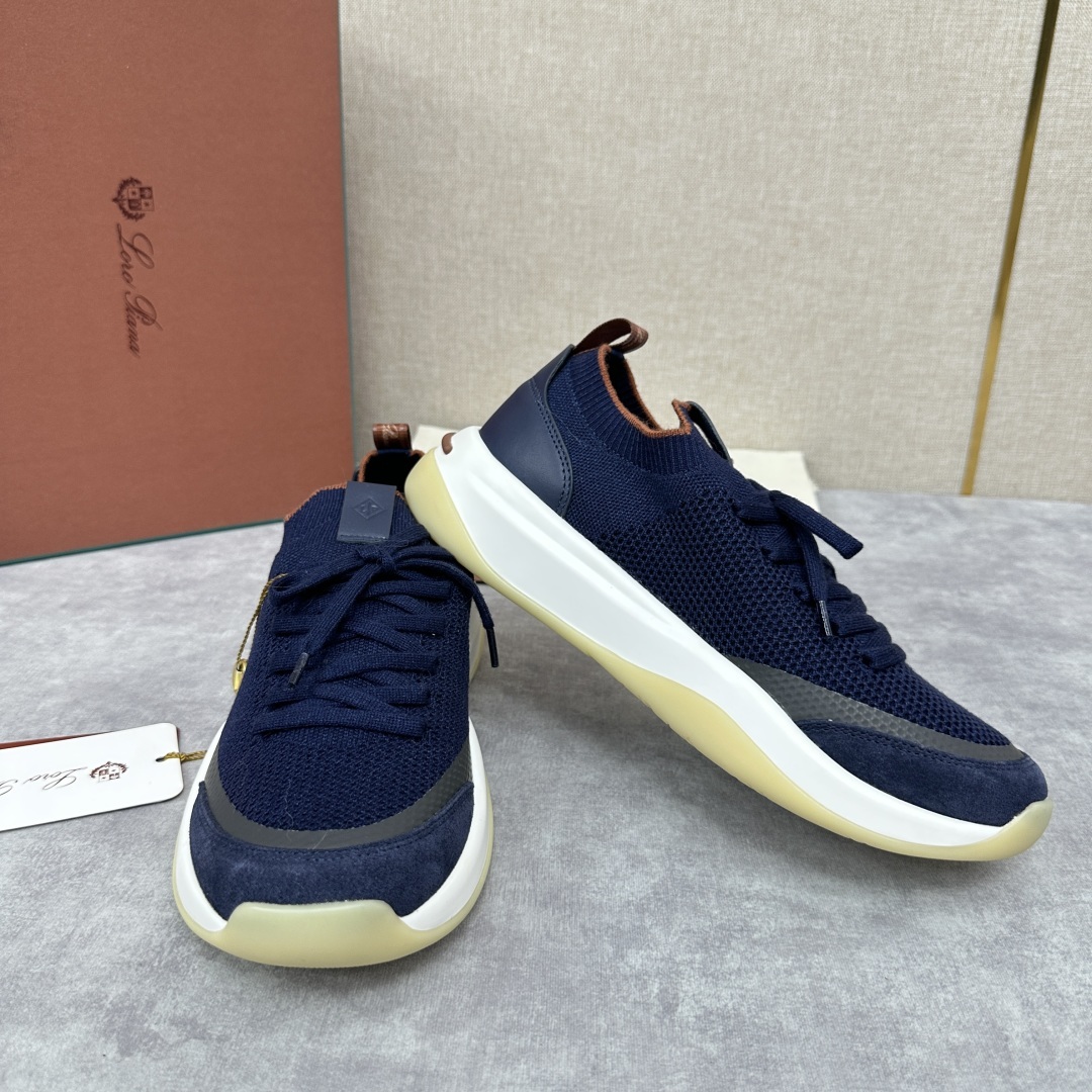 💋💍LP 家新品运动鞋 Loro Pian* 诺悠*翩雅 Week End Walk 男士飞