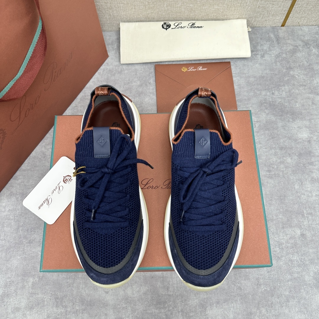 💋💍LP 家新品运动鞋 Loro Pian* 诺悠*翩雅 Week End Walk 男士飞