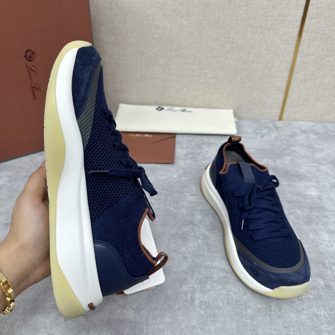💋💍LP 家新品运动鞋 Loro Pian* 诺悠*翩雅 Week End Walk 男士飞