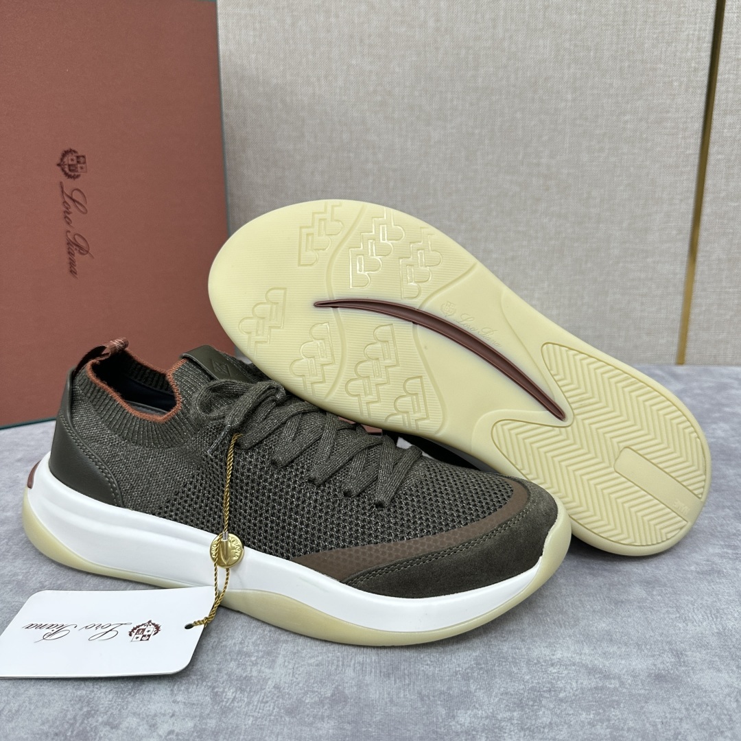 💋💍LP 家新品运动鞋 Loro Pian* 诺悠*翩雅 Week End Walk 男士飞