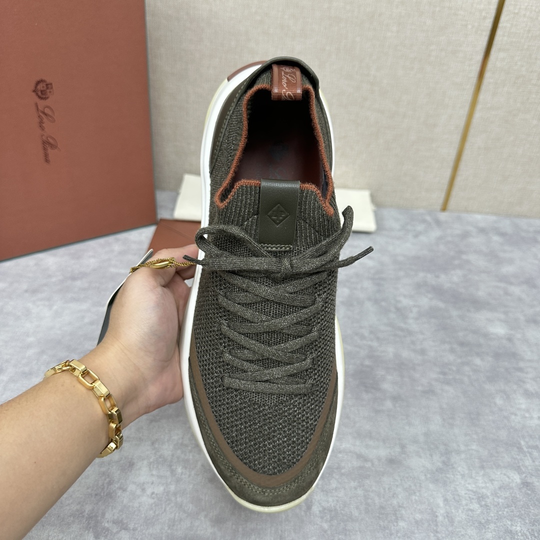 💋💍LP 家新品运动鞋 Loro Pian* 诺悠*翩雅 Week End Walk 男士飞