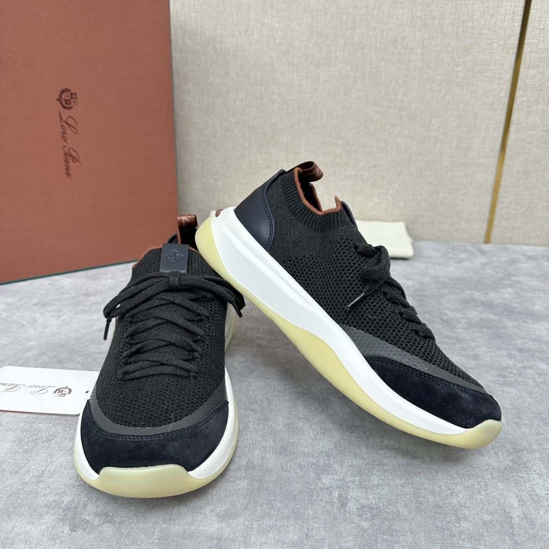 💋💍LP 家新品运动鞋 Loro Pian* 诺悠*翩雅 Week End Walk 男士飞