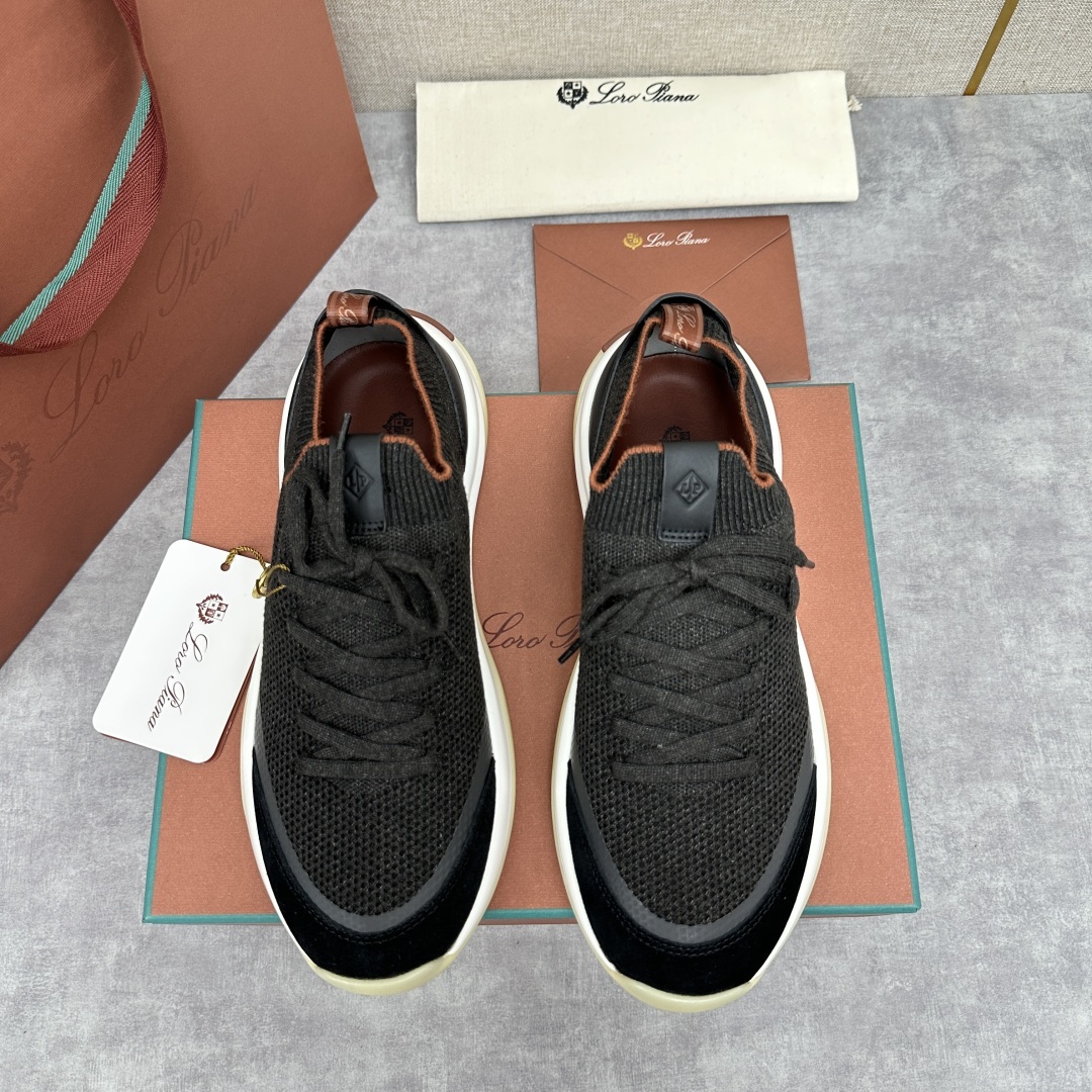 💋💍LP 家新品运动鞋 Loro Pian* 诺悠*翩雅 Week End Walk 男士飞