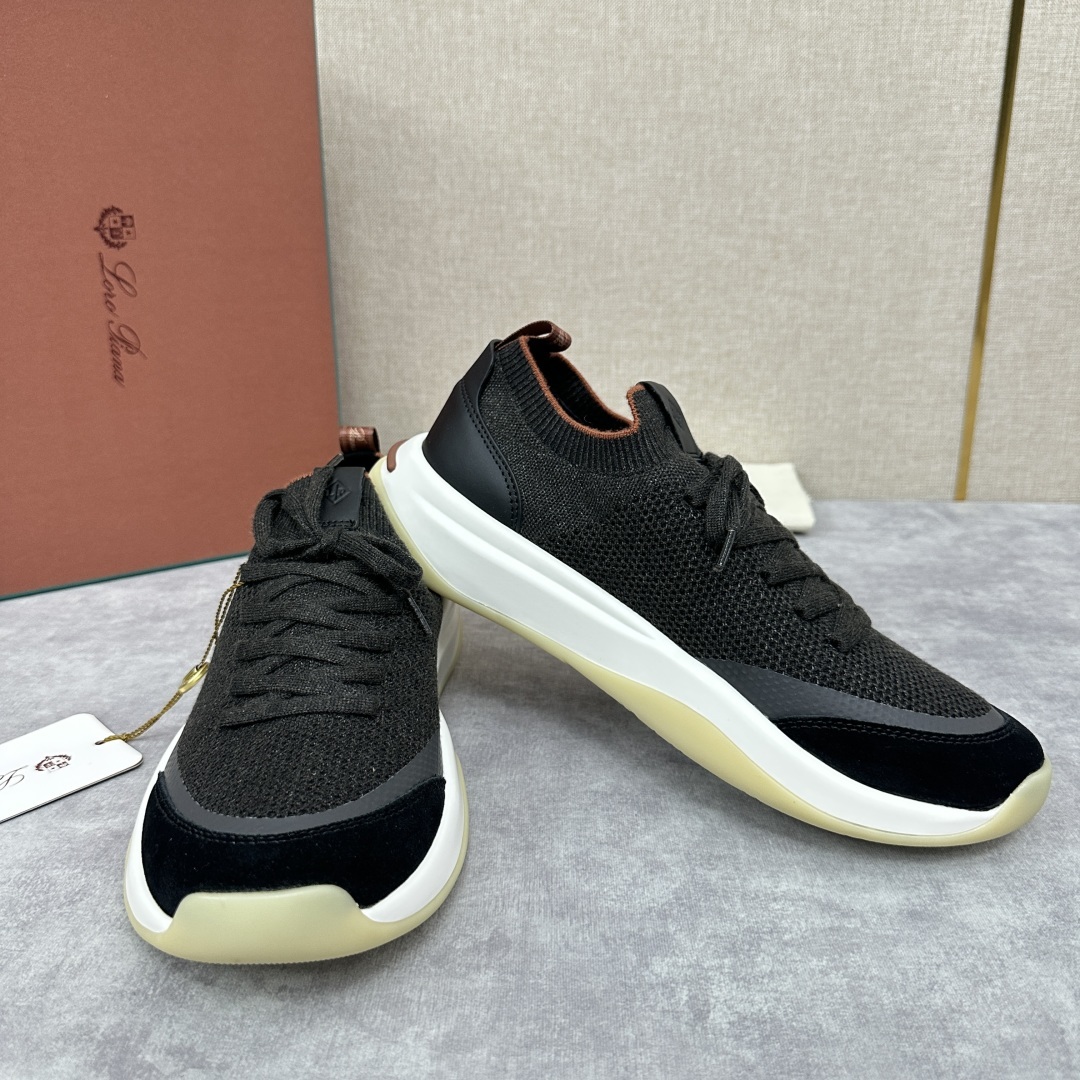 💋💍LP 家新品运动鞋 Loro Pian* 诺悠*翩雅 Week End Walk 男士飞