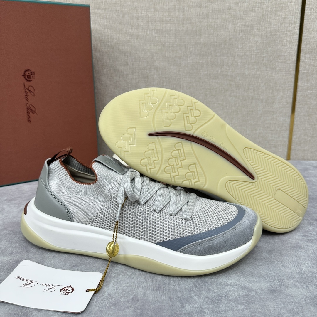 💋💍LP 家新品运动鞋 Loro Pian* 诺悠*翩雅 Week End Walk 男士飞