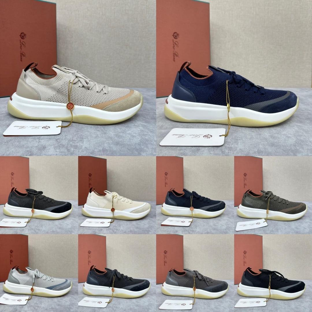 💋💍LP 家新品运动鞋 Loro Pian* 诺悠*翩雅 Week End Walk 男士飞