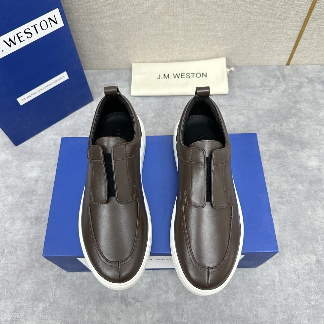 💋💍J.M.Westo*n 威士-顿 新款休闲运动鞋上新🆕 法国顶级皮鞋品牌 威士-顿皮鞋