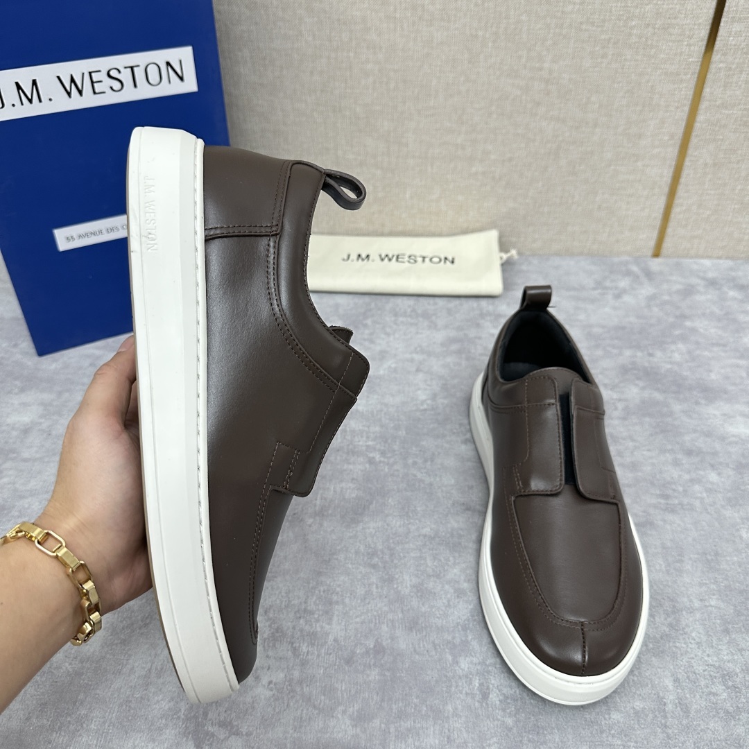 💋💍J.M.Westo*n 威士-顿 新款休闲运动鞋上新🆕 法国顶级皮鞋品牌 威士-顿皮鞋