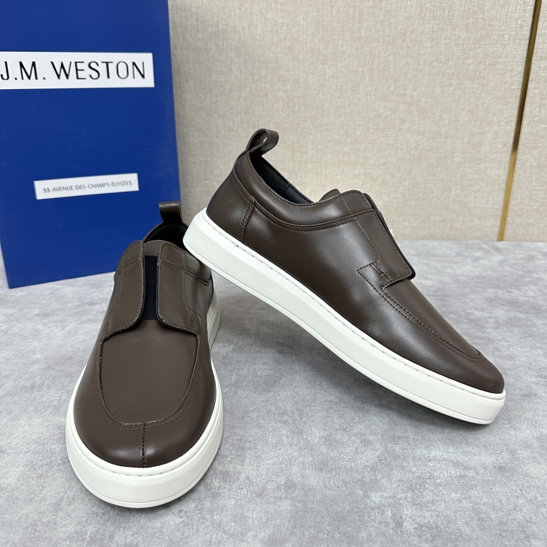 💋💍J.M.Westo*n 威士-顿 新款休闲运动鞋上新🆕 法国顶级皮鞋品牌 威士-顿皮鞋