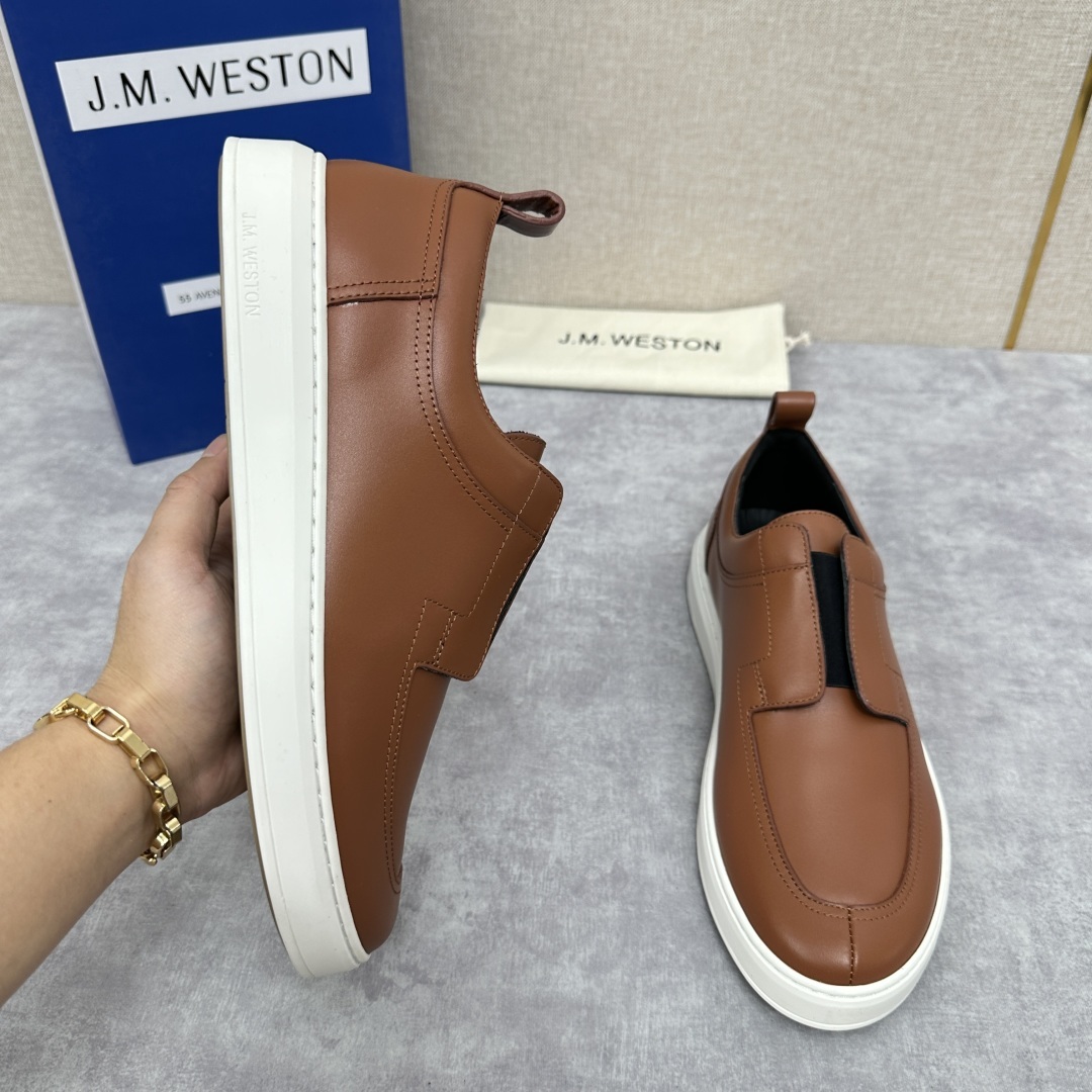 💋💍J.M.Westo*n 威士-顿 新款休闲运动鞋上新🆕 法国顶级皮鞋品牌 威士-顿皮鞋