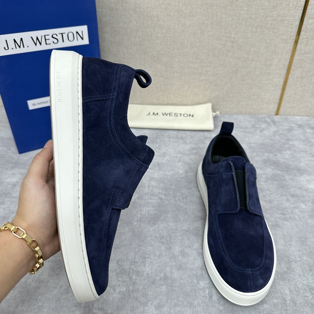💋💍J.M.Westo*n 威士-顿 新款休闲运动鞋上新🆕 法国顶级皮鞋品牌 威士-顿皮鞋