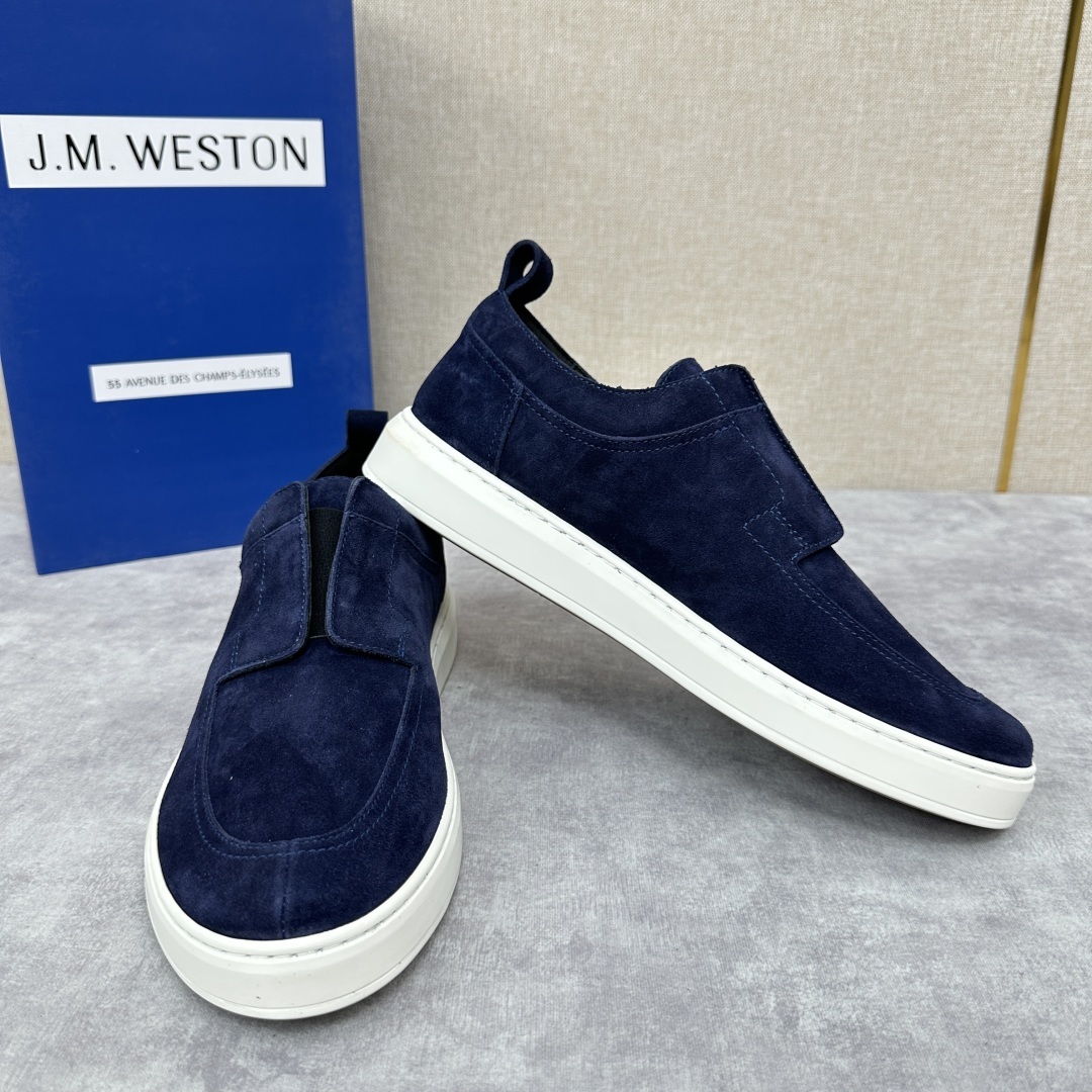 💋💍J.M.Westo*n 威士-顿 新款休闲运动鞋上新🆕 法国顶级皮鞋品牌 威士-顿皮鞋