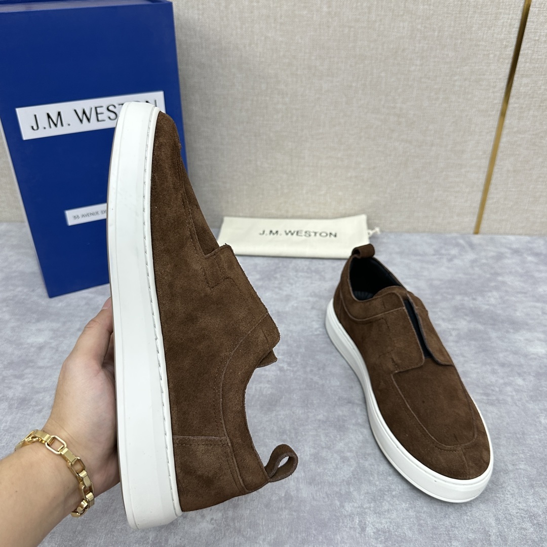 💋💍J.M.Westo*n 威士-顿 新款休闲运动鞋上新🆕 法国顶级皮鞋品牌 威士-顿皮鞋