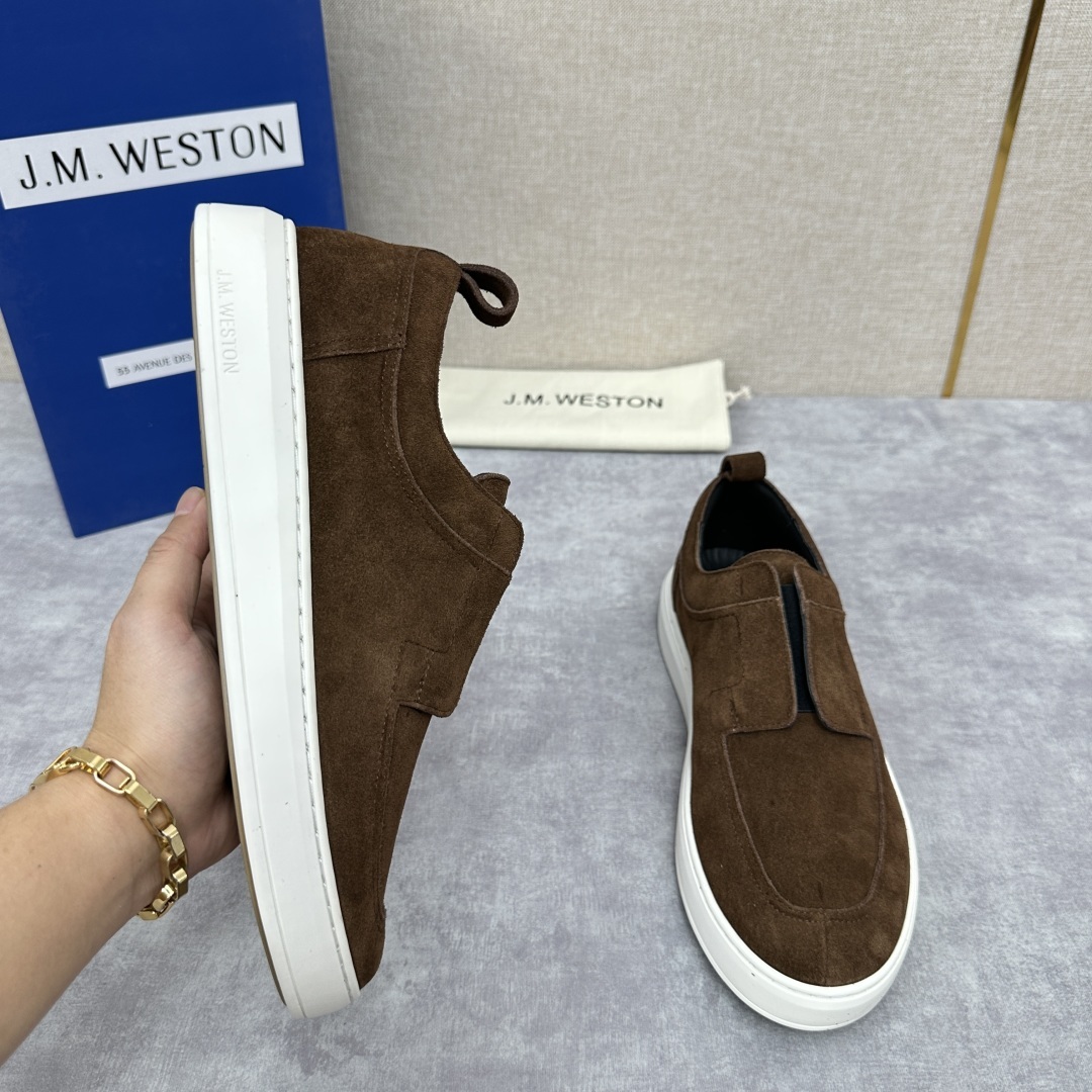 💋💍J.M.Westo*n 威士-顿 新款休闲运动鞋上新🆕 法国顶级皮鞋品牌 威士-顿皮鞋