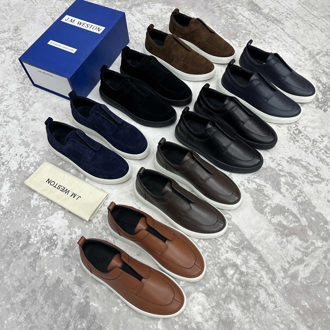 💋💍J.M.Westo*n 威士-顿 新款休闲运动鞋上新🆕 法国顶级皮鞋品牌 威士-顿皮鞋