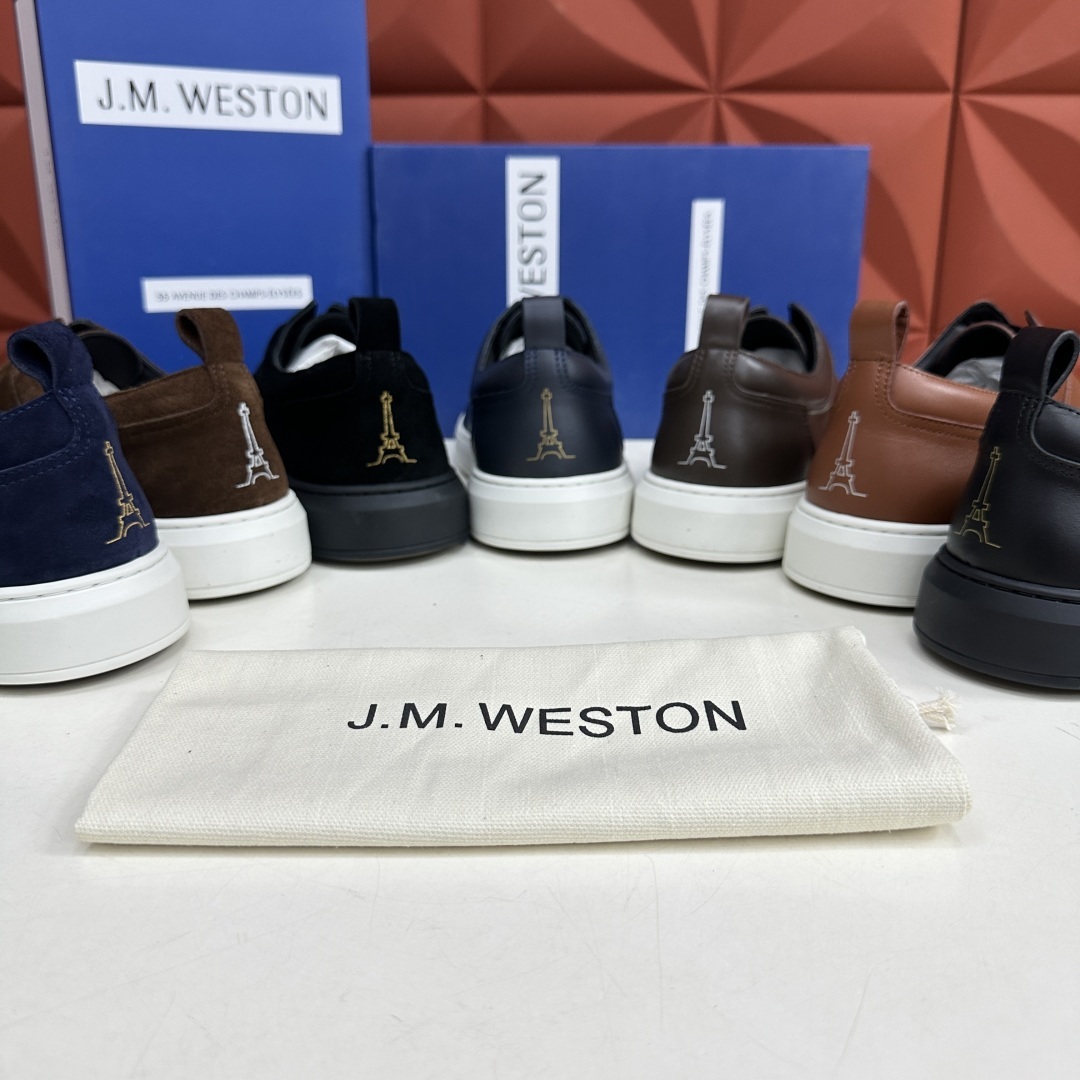 💋💍J.M.Westo*n 威士-顿 新款休闲运动鞋上新🆕 法国顶级皮鞋品牌 威士-顿皮鞋