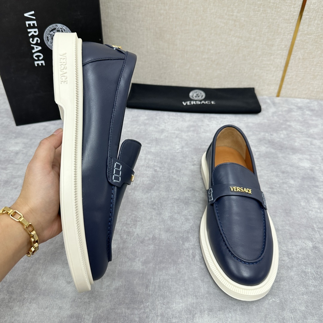 💋💍VS家新品 Versa* 范思-哲 意大利男士休闲乐福鞋上新🆕!这个意大利纯手工鞋履品牌的