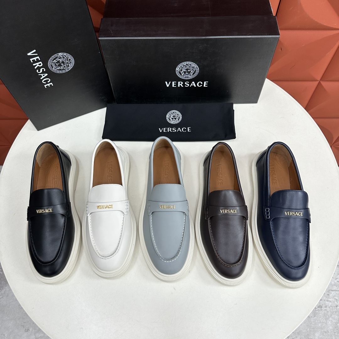 💋💍VS家新品 Versa* 范思-哲 意大利男士休闲乐福鞋上新🆕!这个意大利纯手工鞋履品牌的