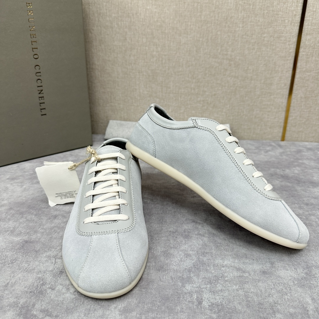 💋💍BC家 Brunello Cucinell* 绒面革纤薄胶底鞋 官方 8,500 新品