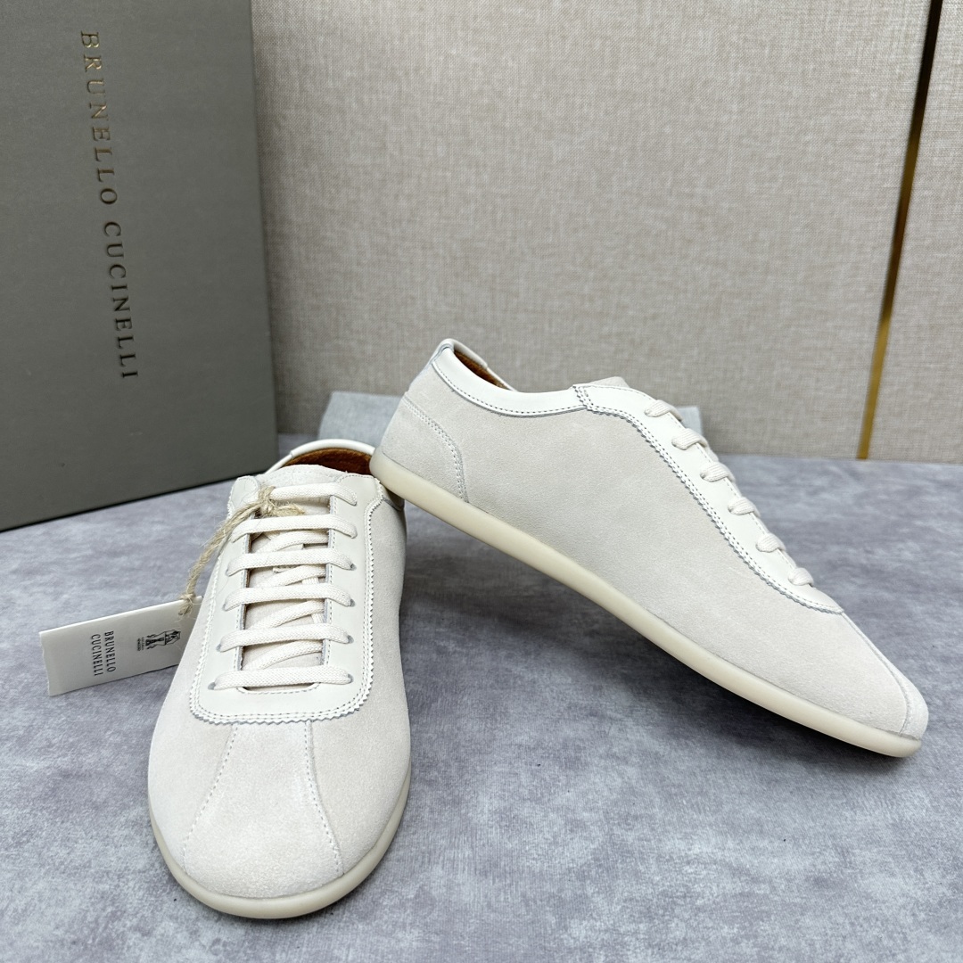 💋💍BC家 Brunello Cucinell* 绒面革纤薄胶底鞋 官方 8,500 新品