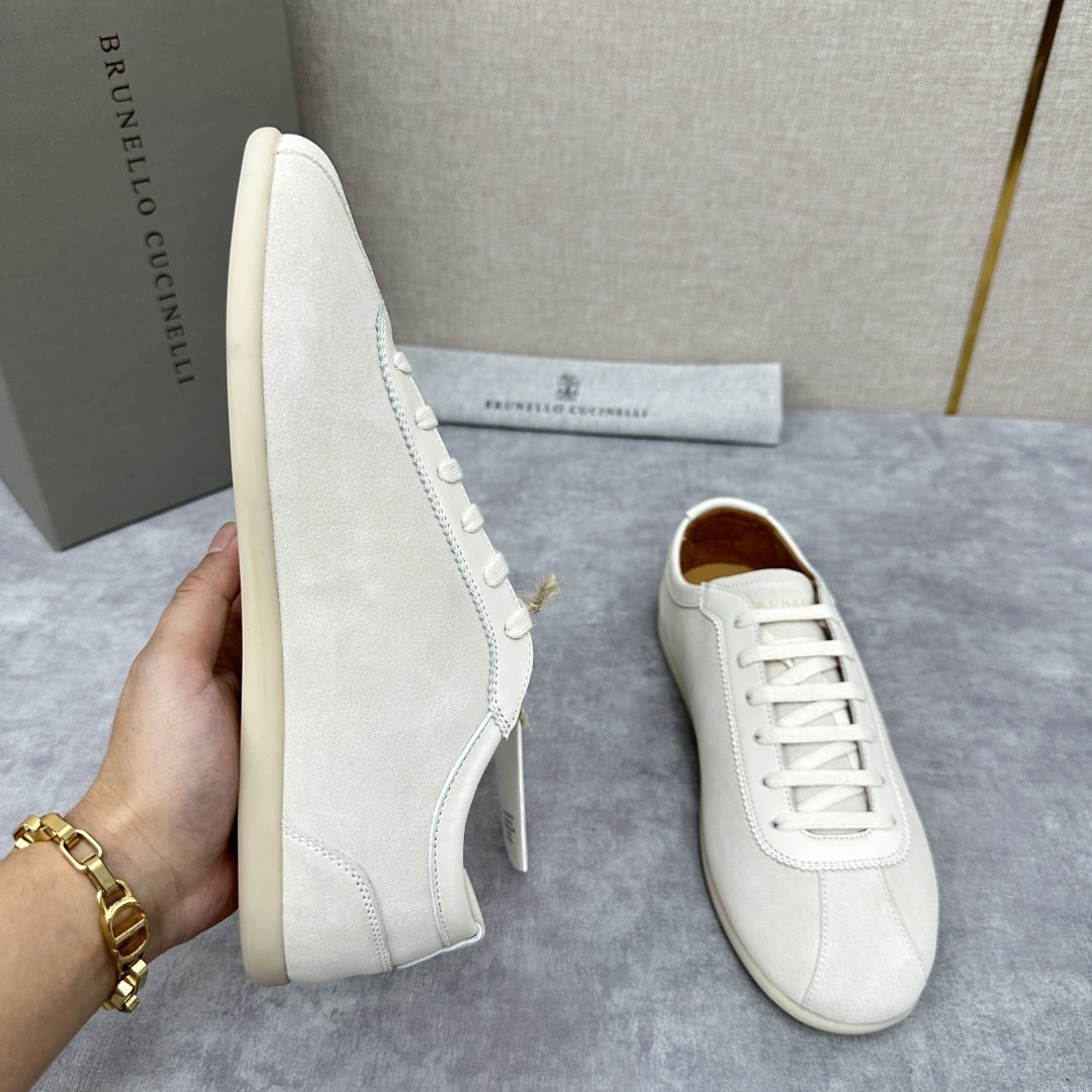 💋💍BC家 Brunello Cucinell* 绒面革纤薄胶底鞋 官方 8,500 新品
