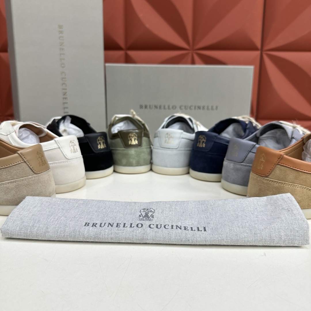 💋💍BC家 Brunello Cucinell* 绒面革纤薄胶底鞋 官方 8,500 新品