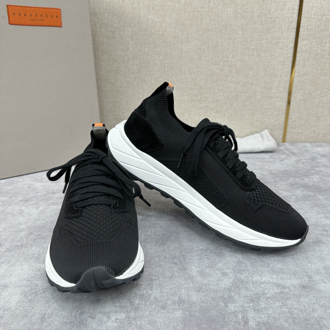 💋💍HDSN 家 Henderson Baracc* 新品纹路厚底运动鞋上新 新款男士飞织鞋 以