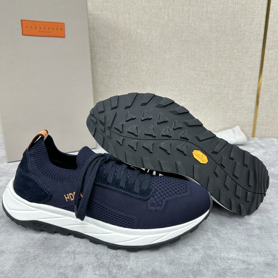 💋💍HDSN 家 Henderson Baracc* 新品纹路厚底运动鞋上新 新款男士飞织鞋 以