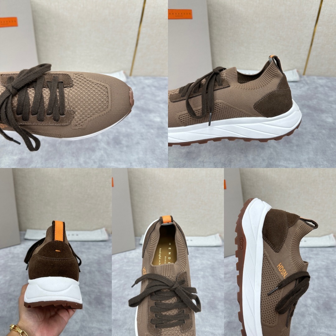 💋💍HDSN 家 Henderson Baracc* 新品纹路厚底运动鞋上新 新款男士飞织鞋 以