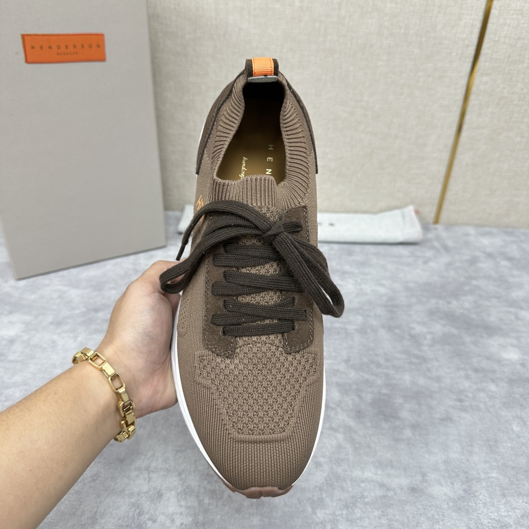 💋💍HDSN 家 Henderson Baracc* 新品纹路厚底运动鞋上新 新款男士飞织鞋 以