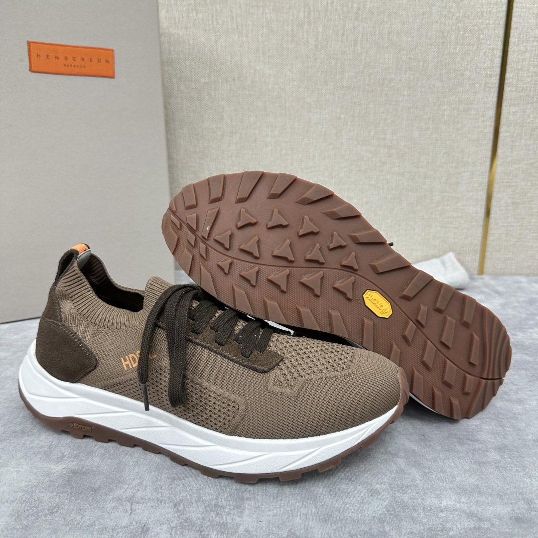 💋💍HDSN 家 Henderson Baracc* 新品纹路厚底运动鞋上新 新款男士飞织鞋 以