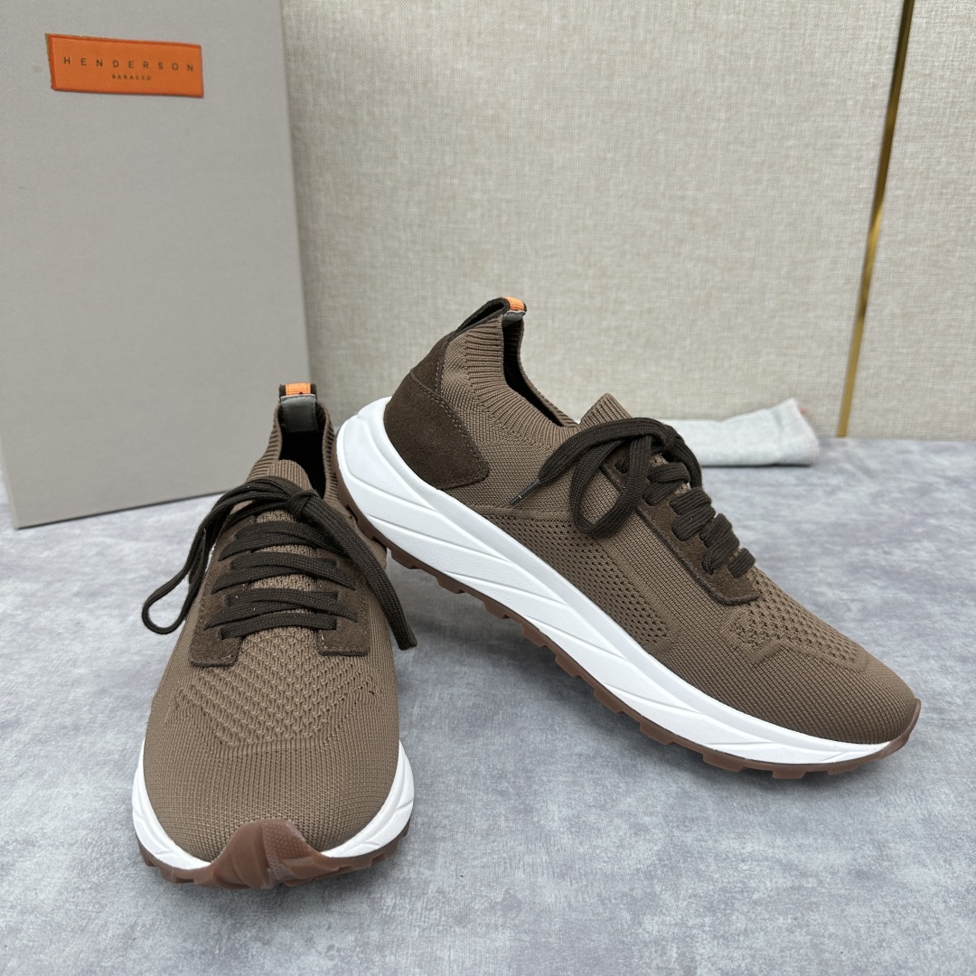 💋💍HDSN 家 Henderson Baracc* 新品纹路厚底运动鞋上新 新款男士飞织鞋 以
