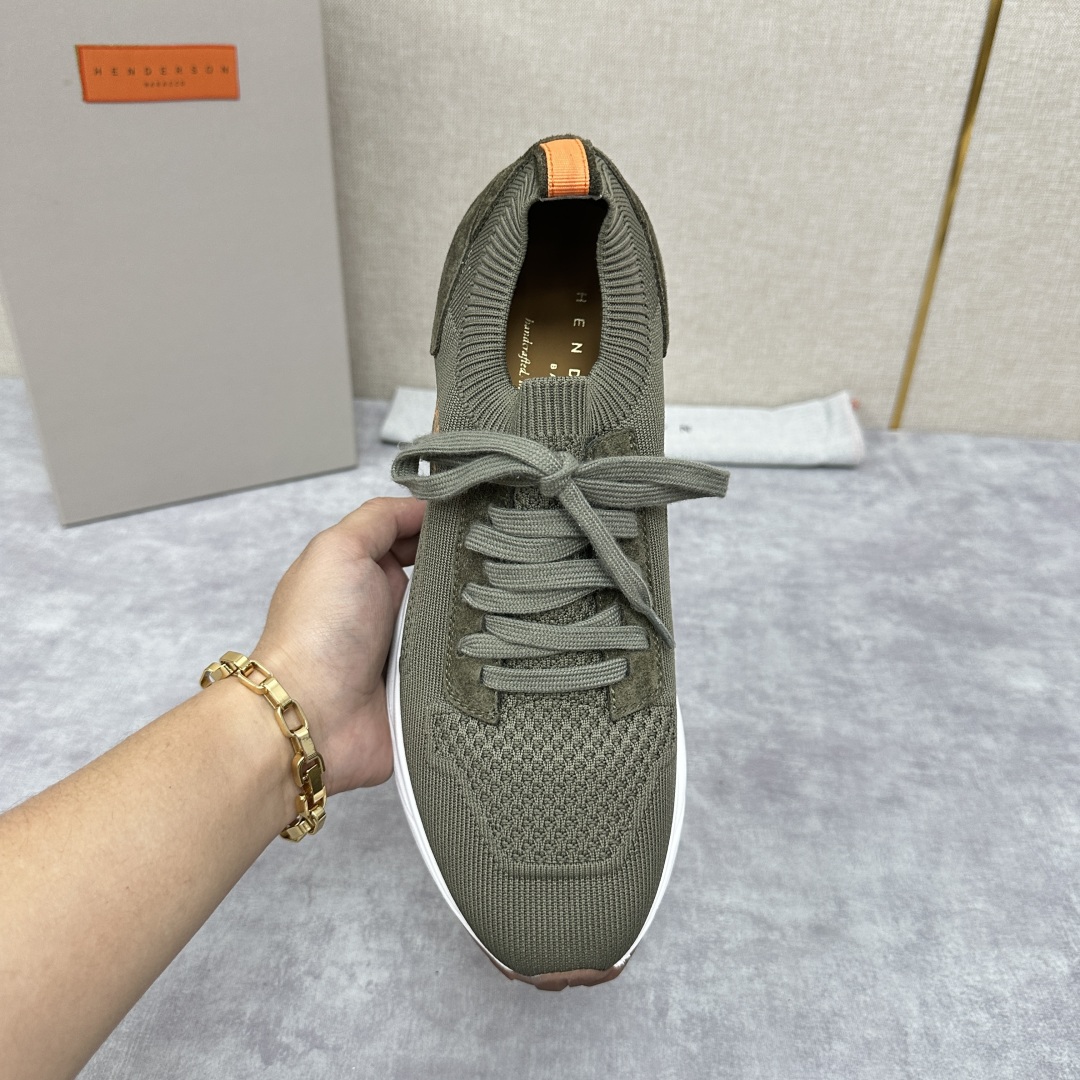 💋💍HDSN 家  Henderson Baracc* 新品纹路厚底运动鞋上新   新款男士飞织鞋  以