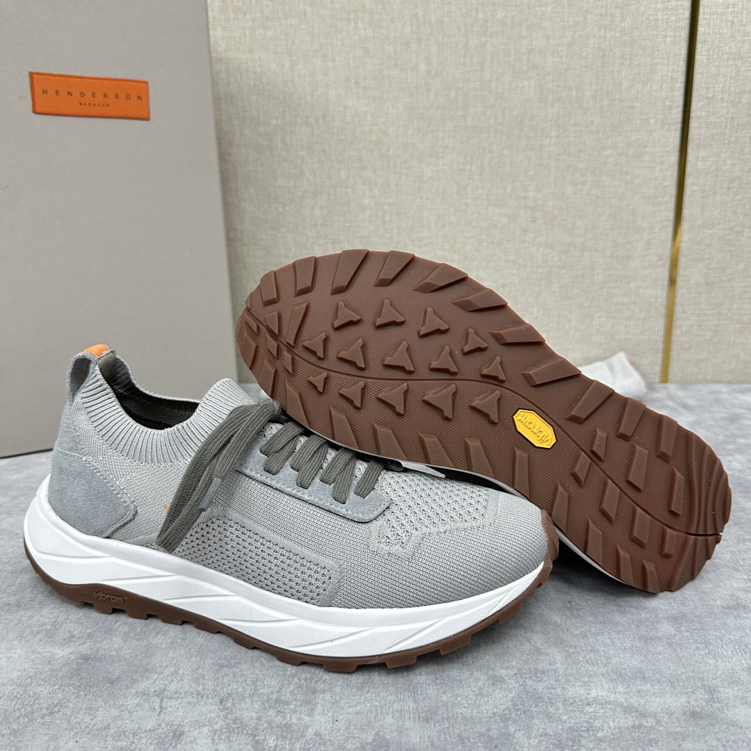 💋💍HDSN 家  Henderson Baracc* 新品纹路厚底运动鞋上新   新款男士飞织鞋  以