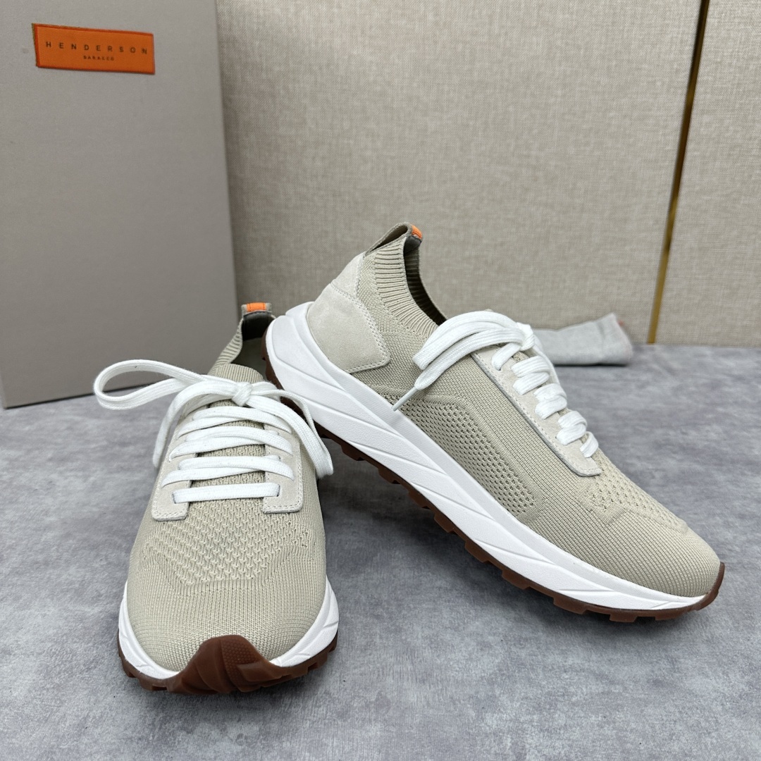💋💍HDSN 家 Henderson Baracc* 新品纹路厚底运动鞋上新 新款男士飞织鞋 以