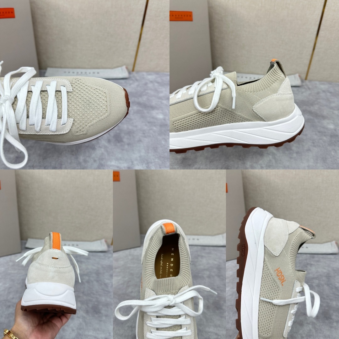💋💍HDSN 家 Henderson Baracc* 新品纹路厚底运动鞋上新 新款男士飞织鞋 以