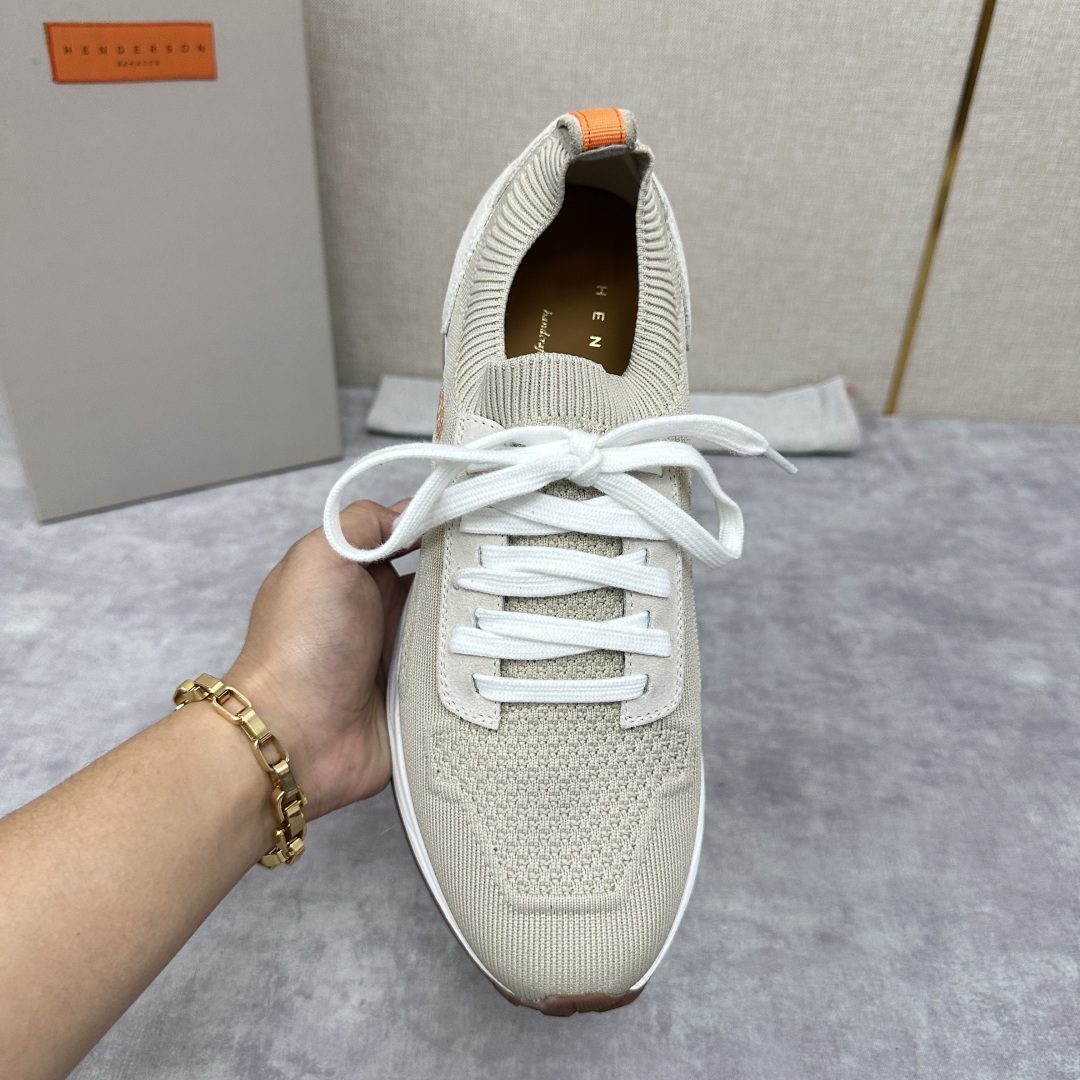 💋💍HDSN 家 Henderson Baracc* 新品纹路厚底运动鞋上新 新款男士飞织鞋 以