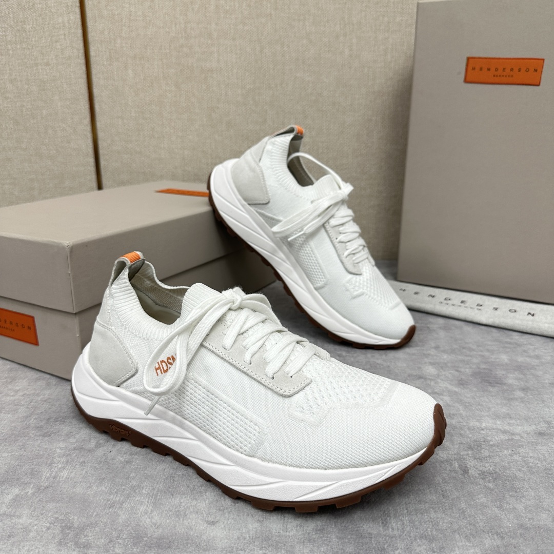 💋💍HDSN 家 Henderson Baracc* 新品纹路厚底运动鞋上新 新款男士飞织鞋 以