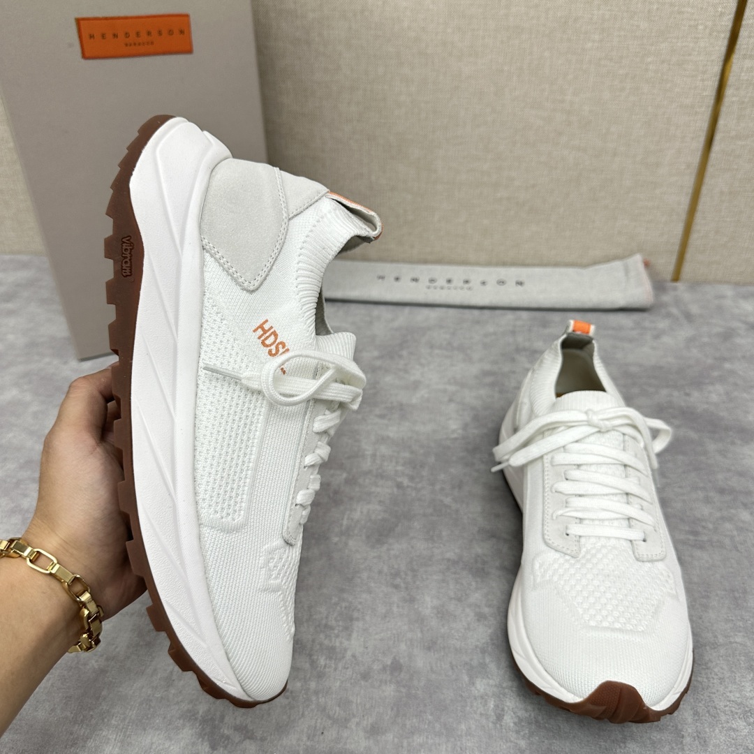 💋💍HDSN 家 Henderson Baracc* 新品纹路厚底运动鞋上新 新款男士飞织鞋 以