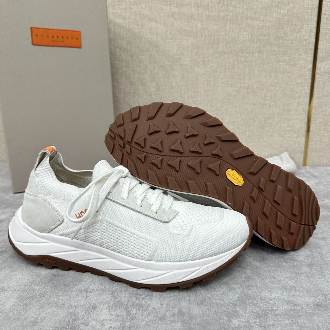 💋💍HDSN 家 Henderson Baracc* 新品纹路厚底运动鞋上新 新款男士飞织鞋 以