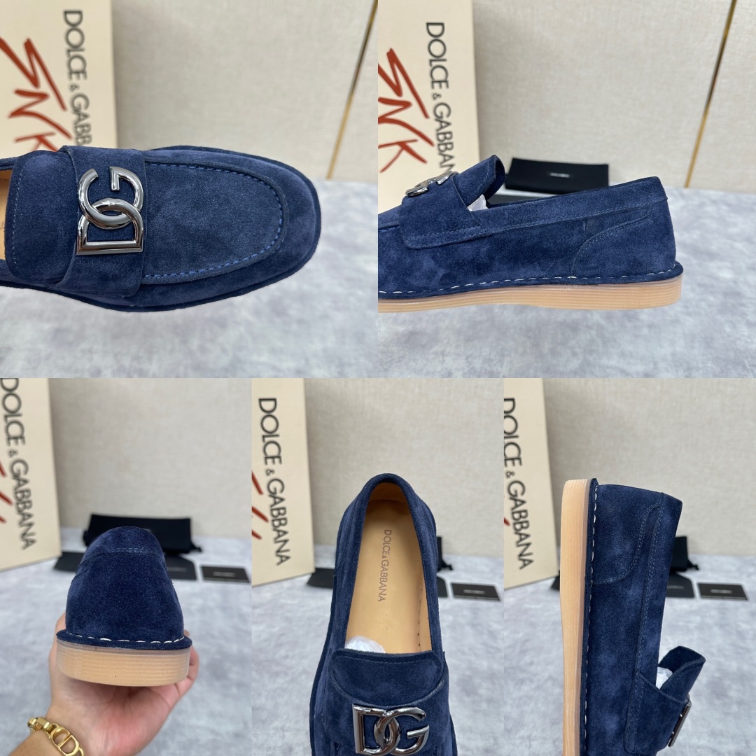 💋💍DG 家新品  牛皮莫卡辛鞋   官方  7,900  全新 New Florio 系列软质休闲乐福