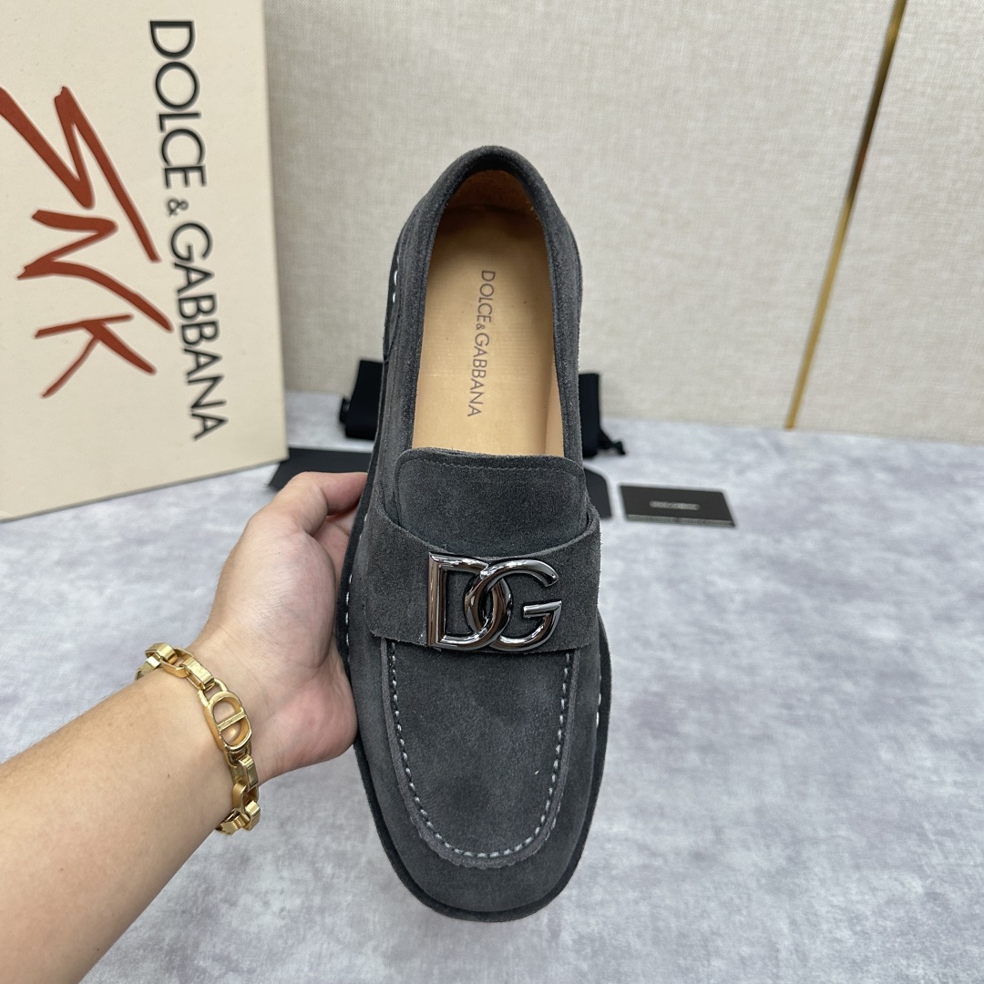 💋💍DG 家新品  牛皮莫卡辛鞋   官方  7,900  全新 New Florio 系列软质休闲乐福