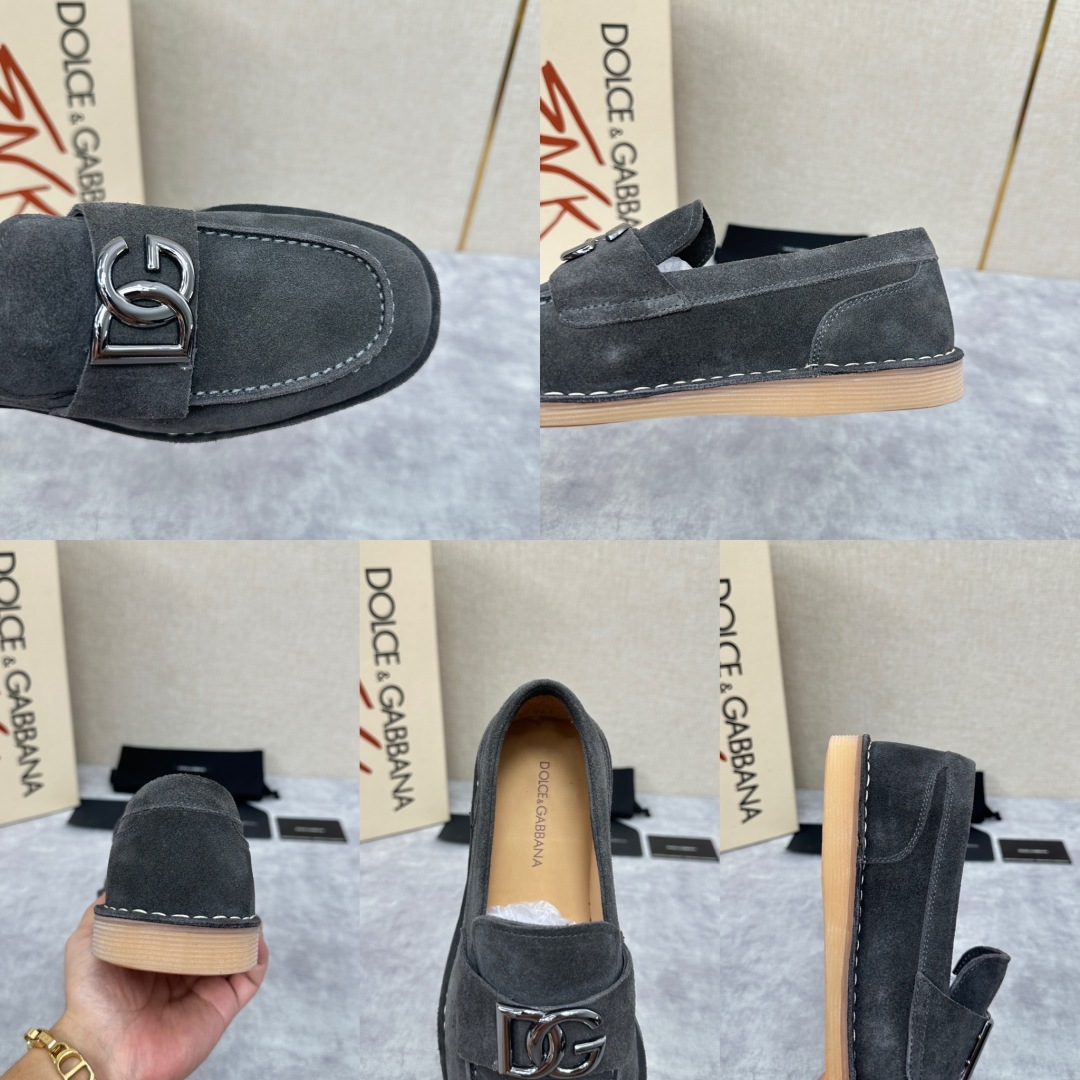 💋💍DG 家新品  牛皮莫卡辛鞋   官方  7,900  全新 New Florio 系列软质休闲乐福