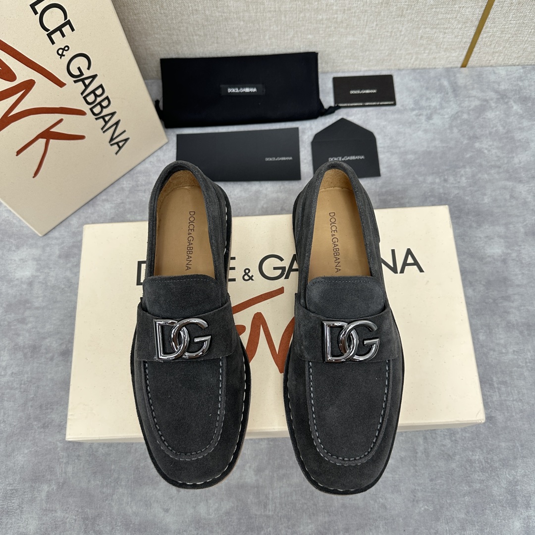💋💍DG 家新品  牛皮莫卡辛鞋   官方  7,900  全新 New Florio 系列软质休闲乐福