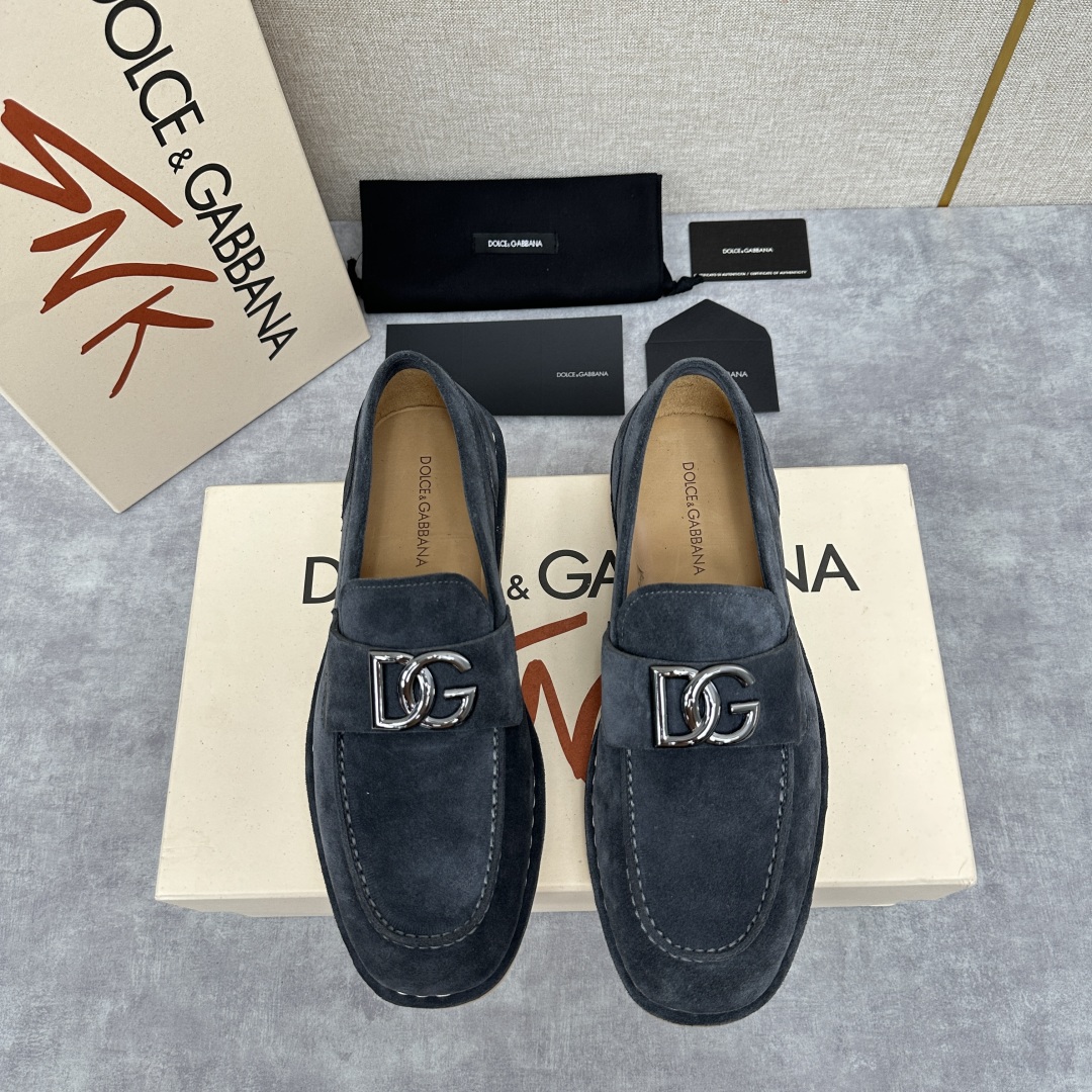 💋💍DG 家新品  牛皮莫卡辛鞋   官方  7,900  全新 New Florio 系列软质休闲乐福