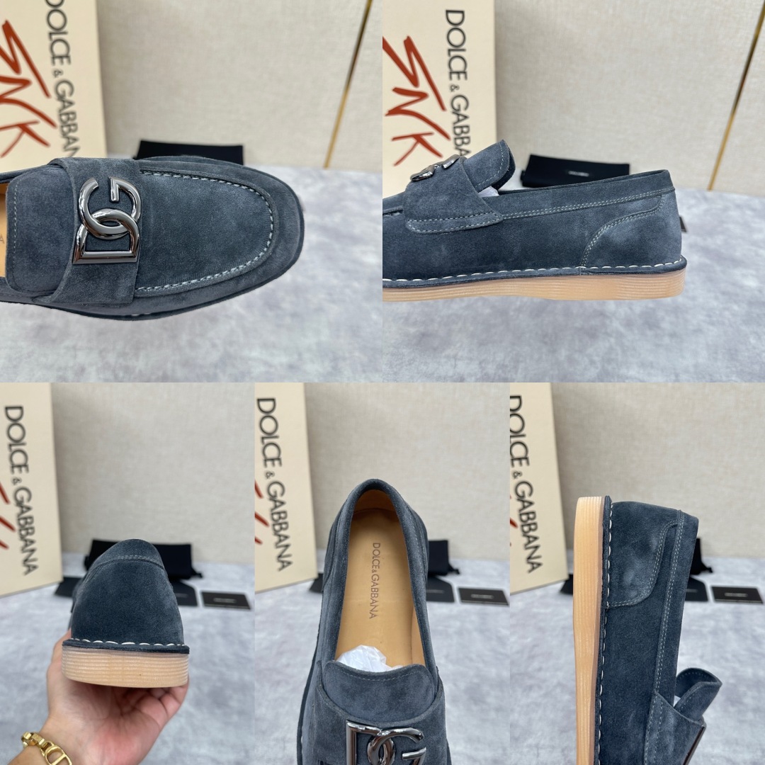 💋💍DG 家新品  牛皮莫卡辛鞋   官方  7,900  全新 New Florio 系列软质休闲乐福